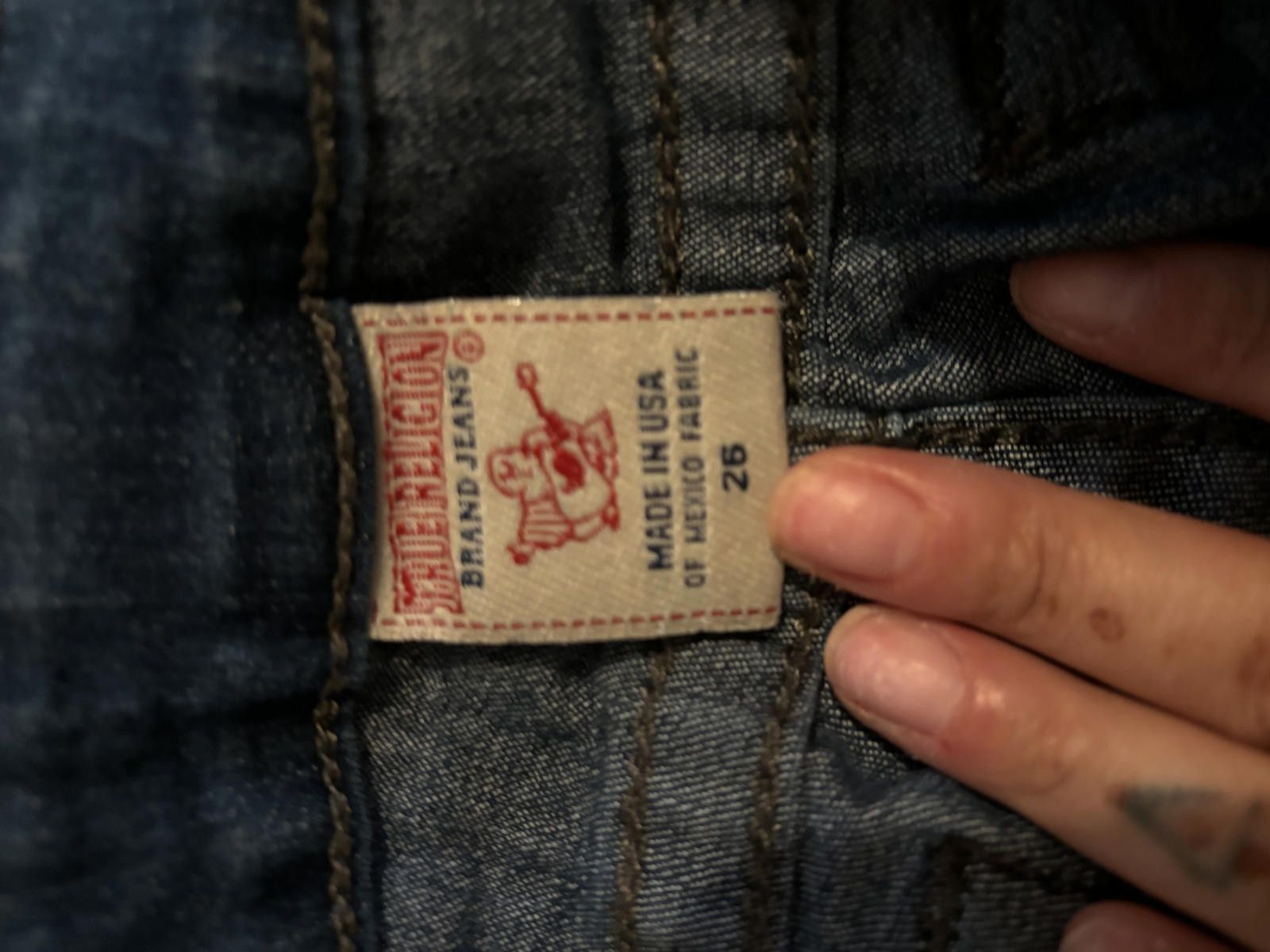 True Religion Auth y2K True Religion Women's Blue Jeans - Classic Fit 26 Size 26" / US 2 / IT 38 - 4 Thumbnail