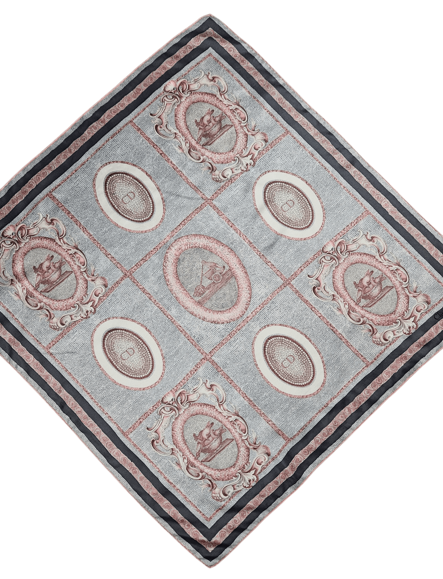 Christian Dior Monsieur Christian Dior Silk Scarf Size ONE SIZE - 2 Thumbnail