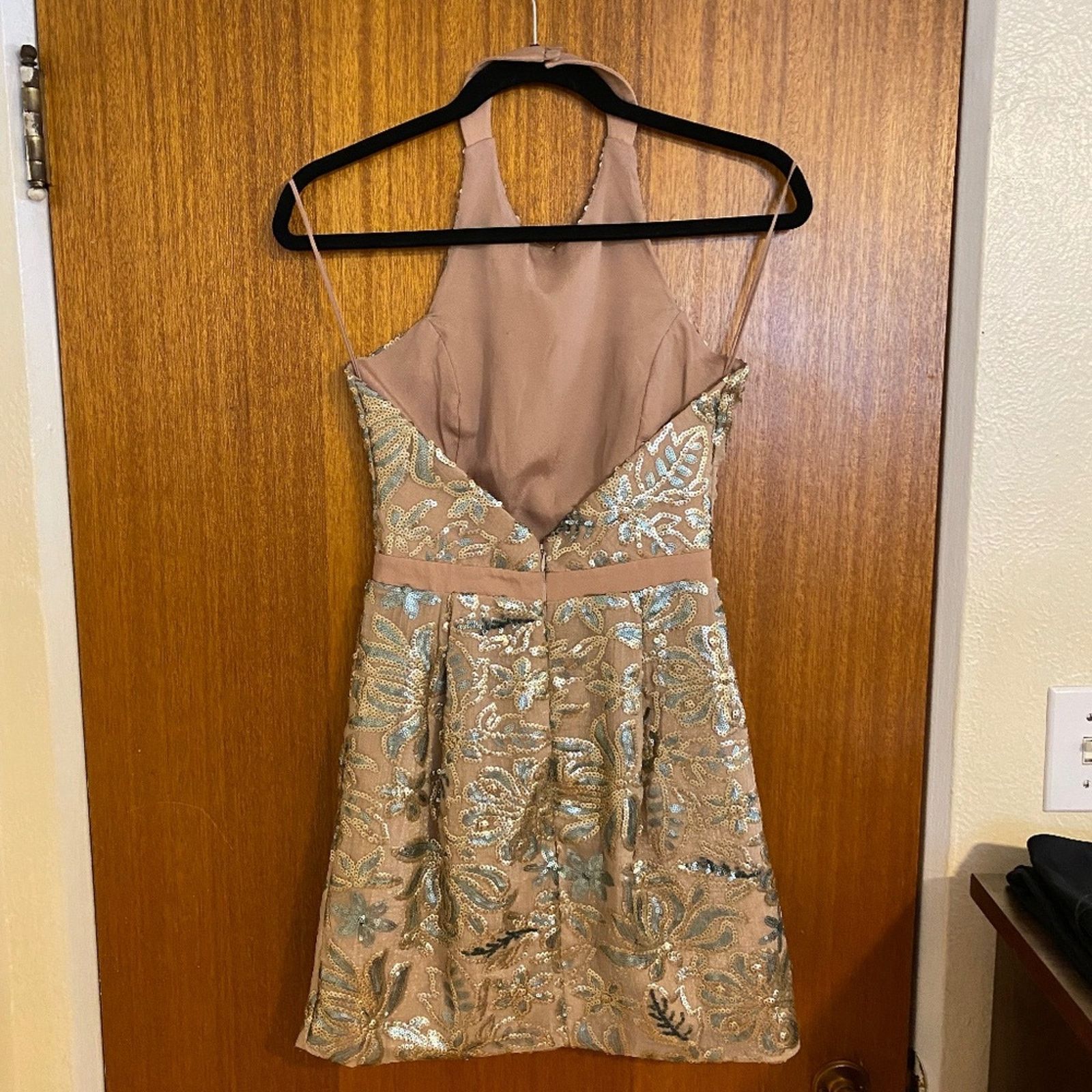 Dress the Population Dress the Population Floral Abbie Halter Mini Dress - Small Size S / US 4 / IT 40 - 5 Thumbnail