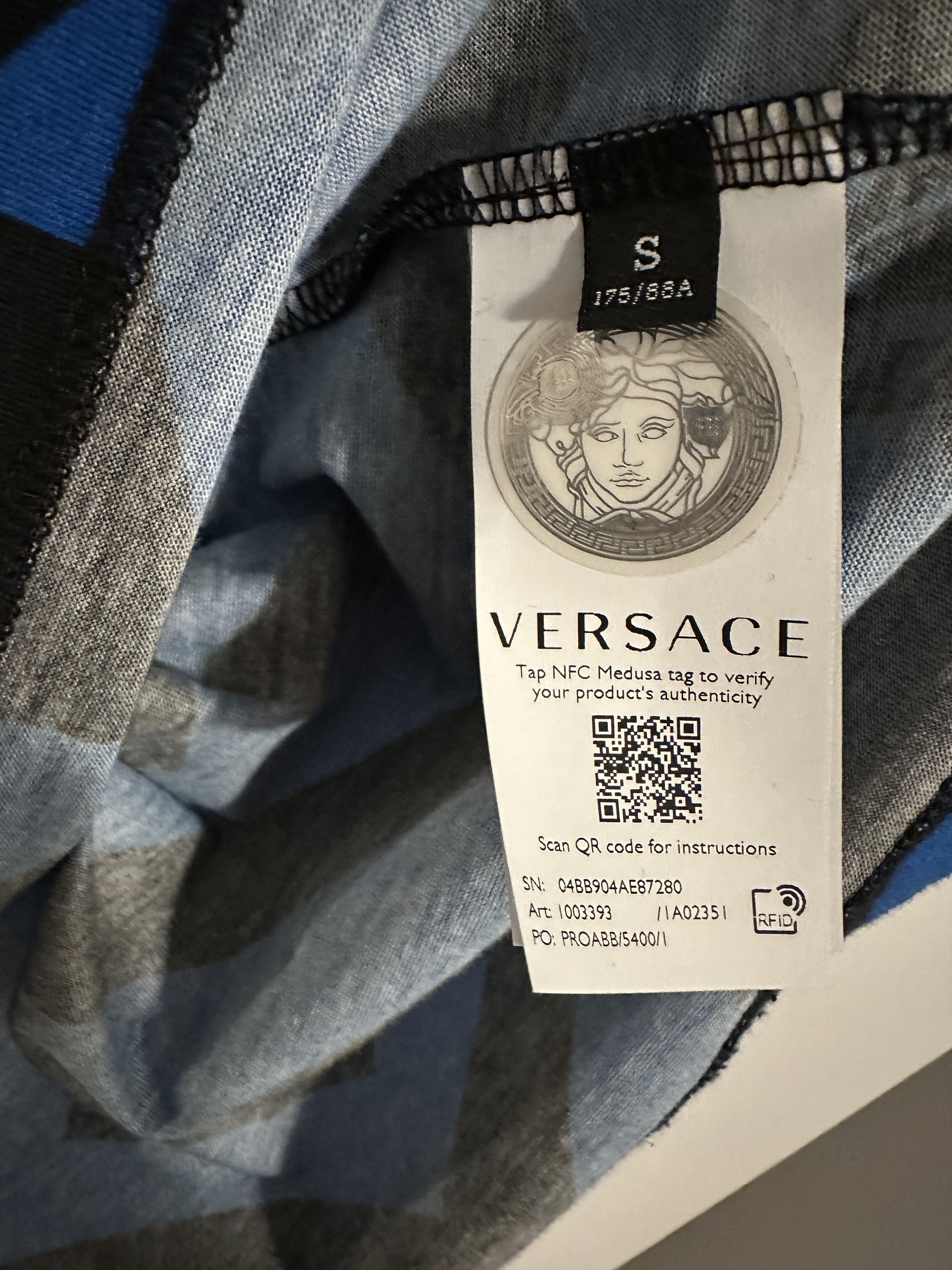 Versace Versace Logo T-shirt Size US S / EU 44-46 / 1 - 4 Thumbnail