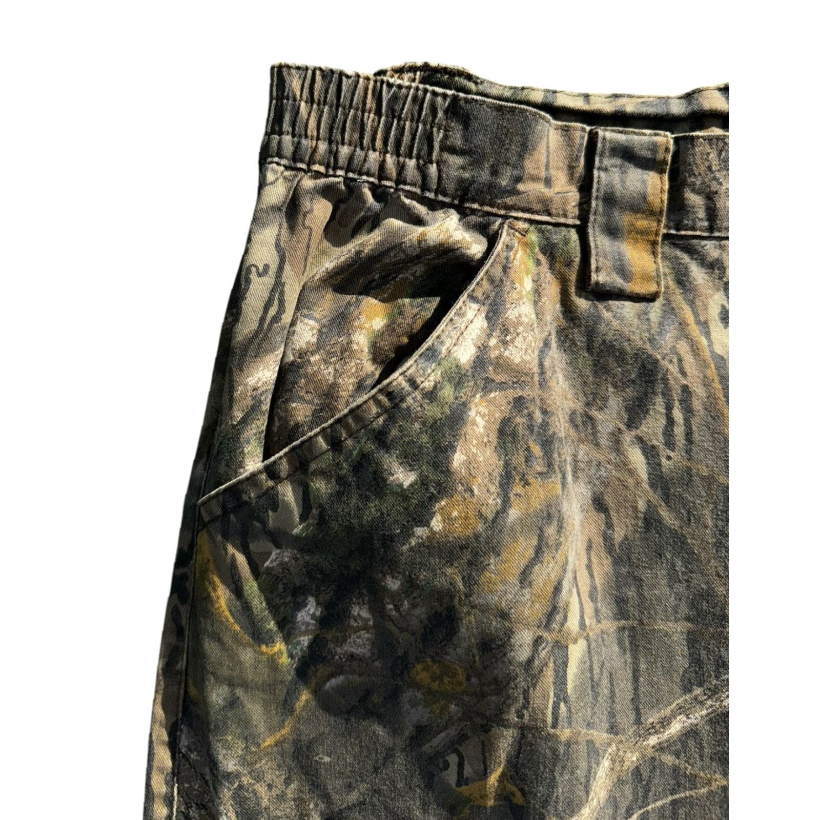 Vintage VINTAGE Shadow Tree Camo Camoflauge Pants L Men Regular Green Chino Pants Size Large Size US 33 - 5 Thumbnail