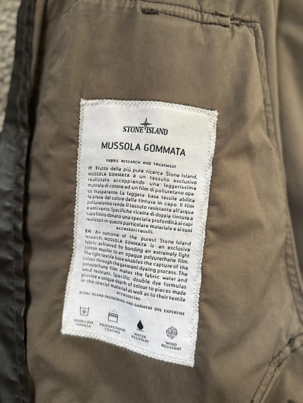 Stone Island Stone island Mussola Gommata 2012 Size US L / EU 52-54 / 3 - 7 Thumbnail