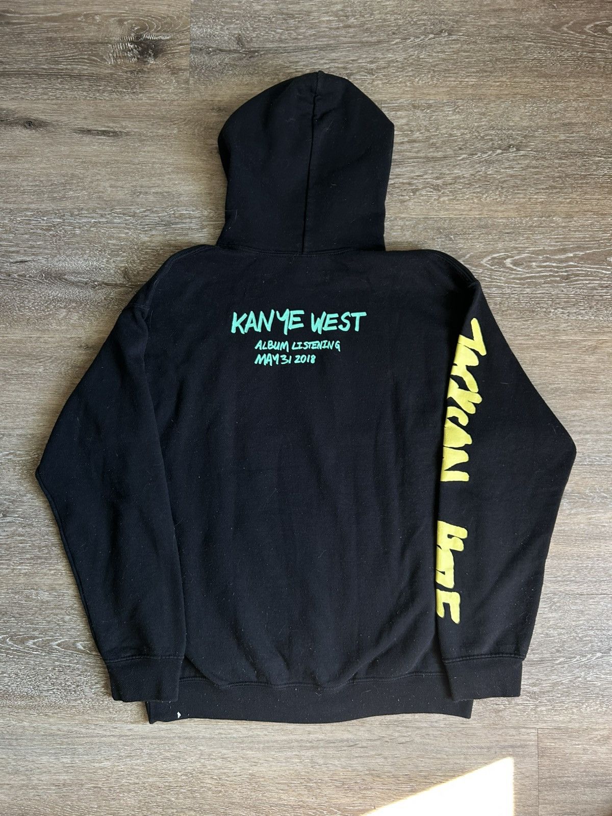 Gildan Kanye West Kanye West Wyoming Ye listening party hoodie Grailed