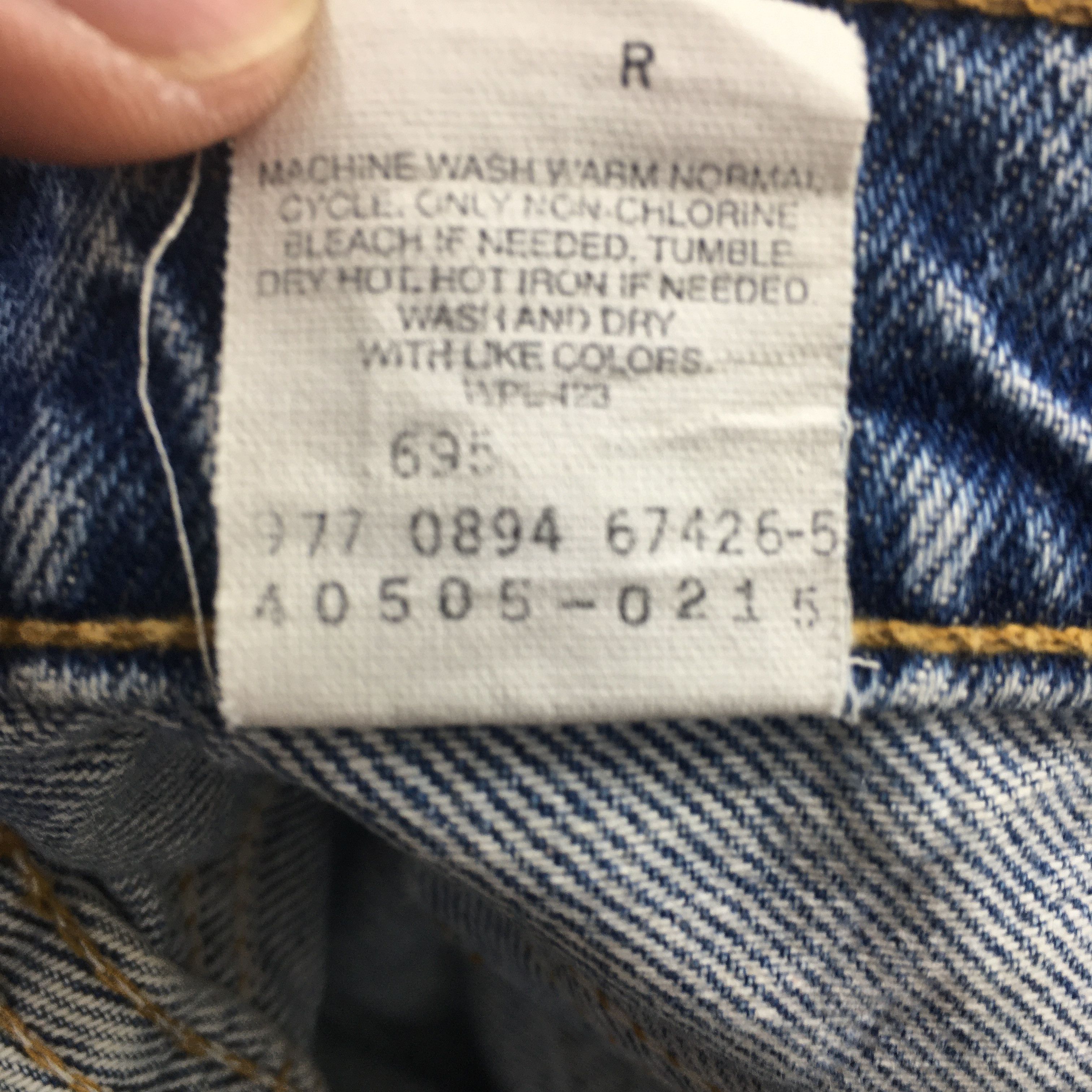 Jean Size 32x29 Vintage Levis 505 Blue High Waisted Jeans Size US 32 / EU 48 - 15 Thumbnail
