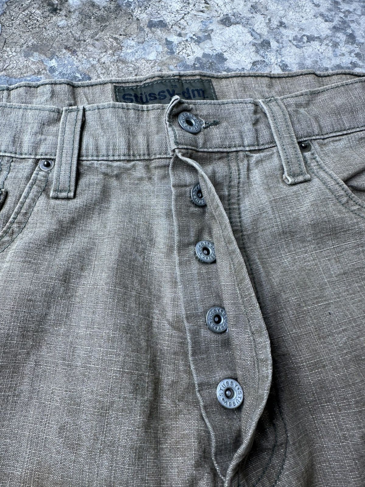 Stussy × Vintage Vintage Stussy -Dm Jeans Size US 32 / EU 48 - 11 Thumbnail