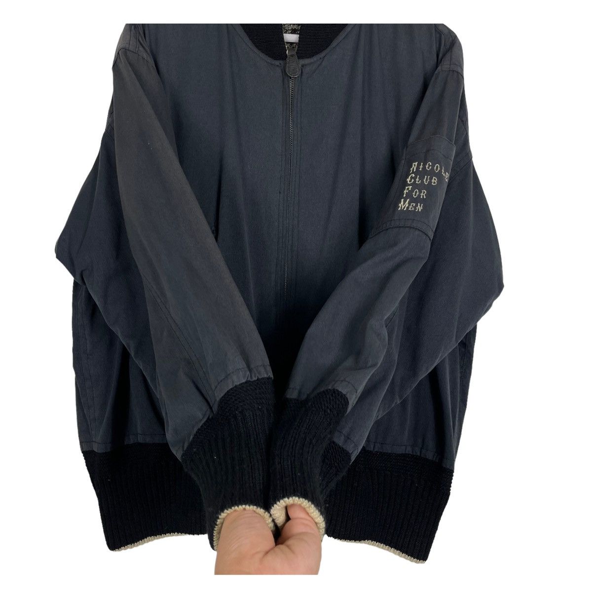 Japanese Brand × Nicole Club × Vintage 💥NICOLE CLUB BOMBER REVERSIBLE RIOT JACKET Size US L / EU 52-54 / 3 - 7 Thumbnail