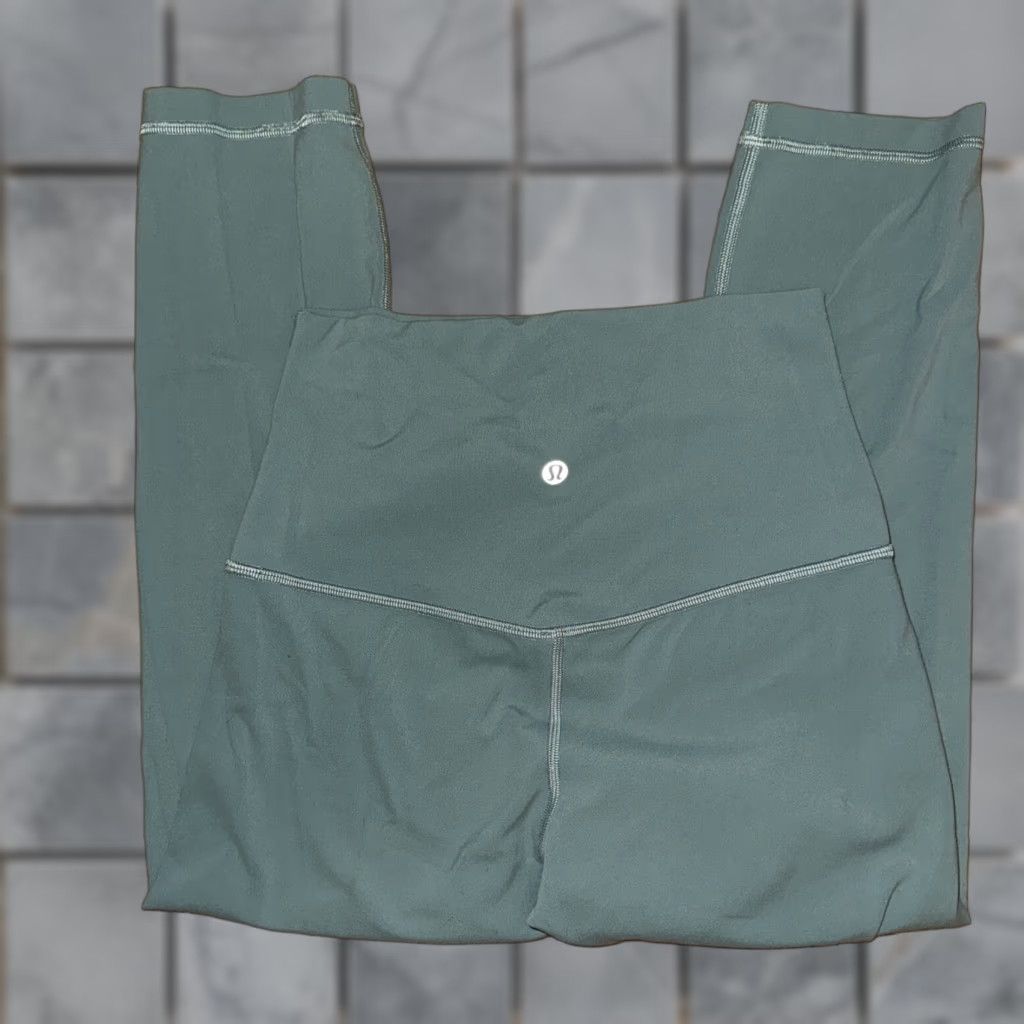 Lululemon Lululemon Leggings Size 6 Green Women Regular Compression Activewear Size 28" / US 6 / IT 42 - 1 Thumbnail