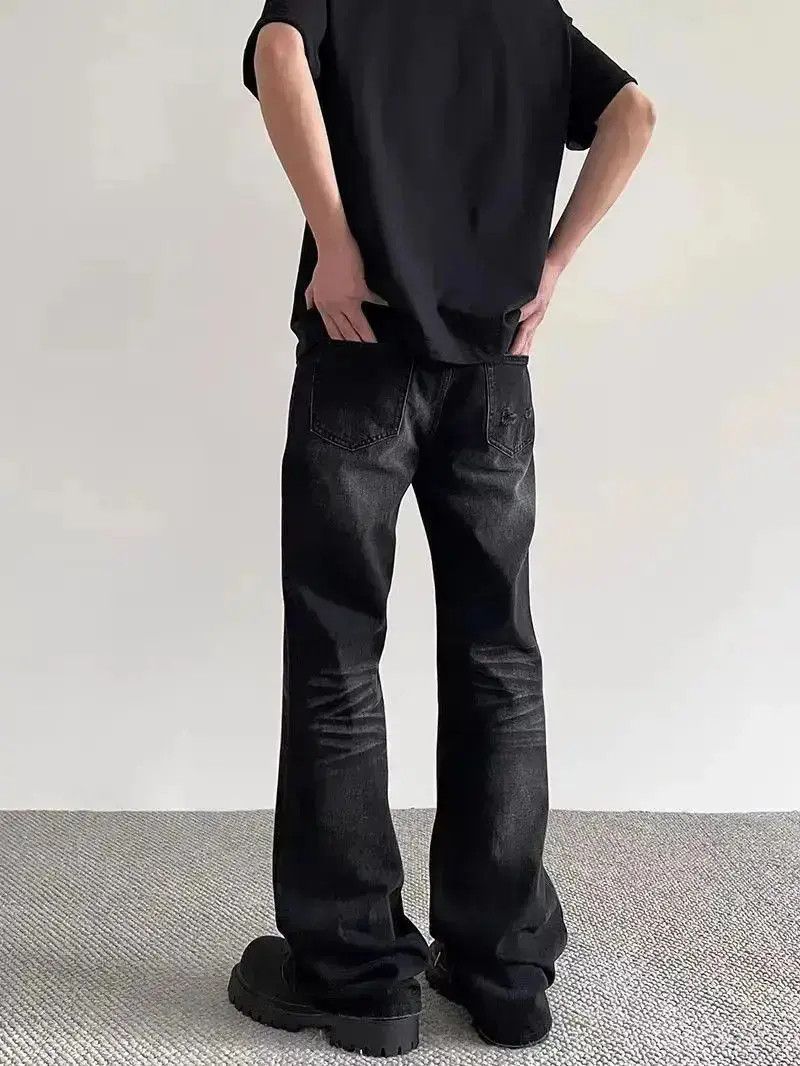 Japanese Brand Vintage micro flare high street washed jeans Size US 32 / EU 48 - 6 Thumbnail