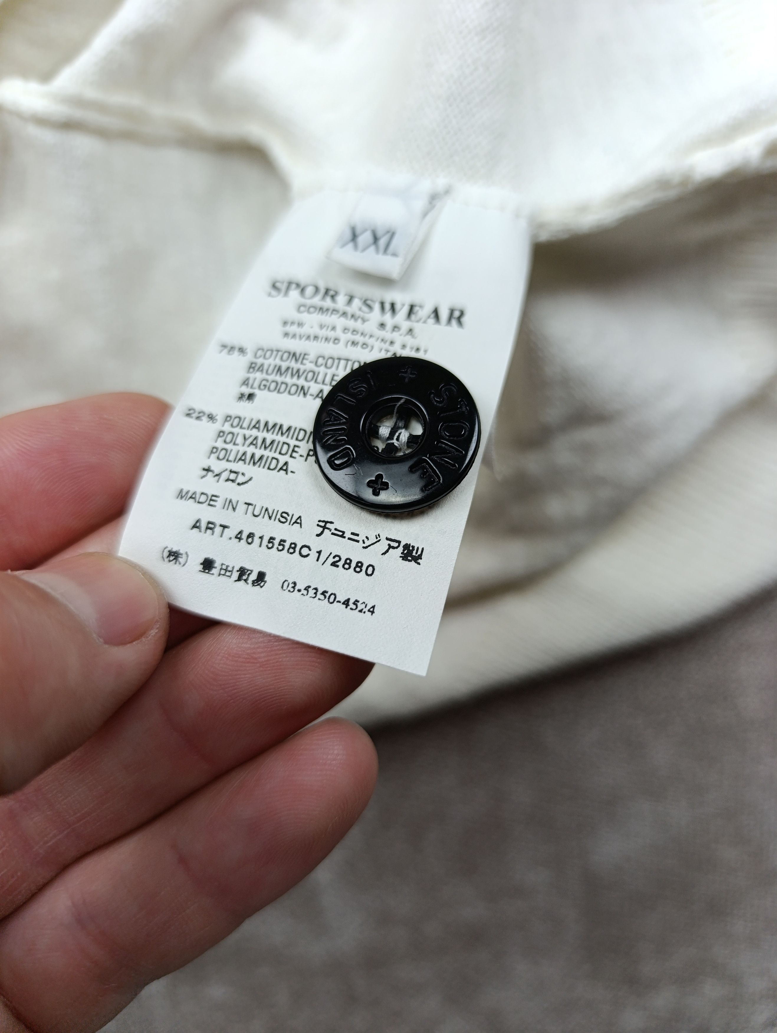 Stone Island Vintage Stone Island Archive Henley Sweater Knit Ivory XXL Size US XXL / EU 58 / 5 - 21 Thumbnail