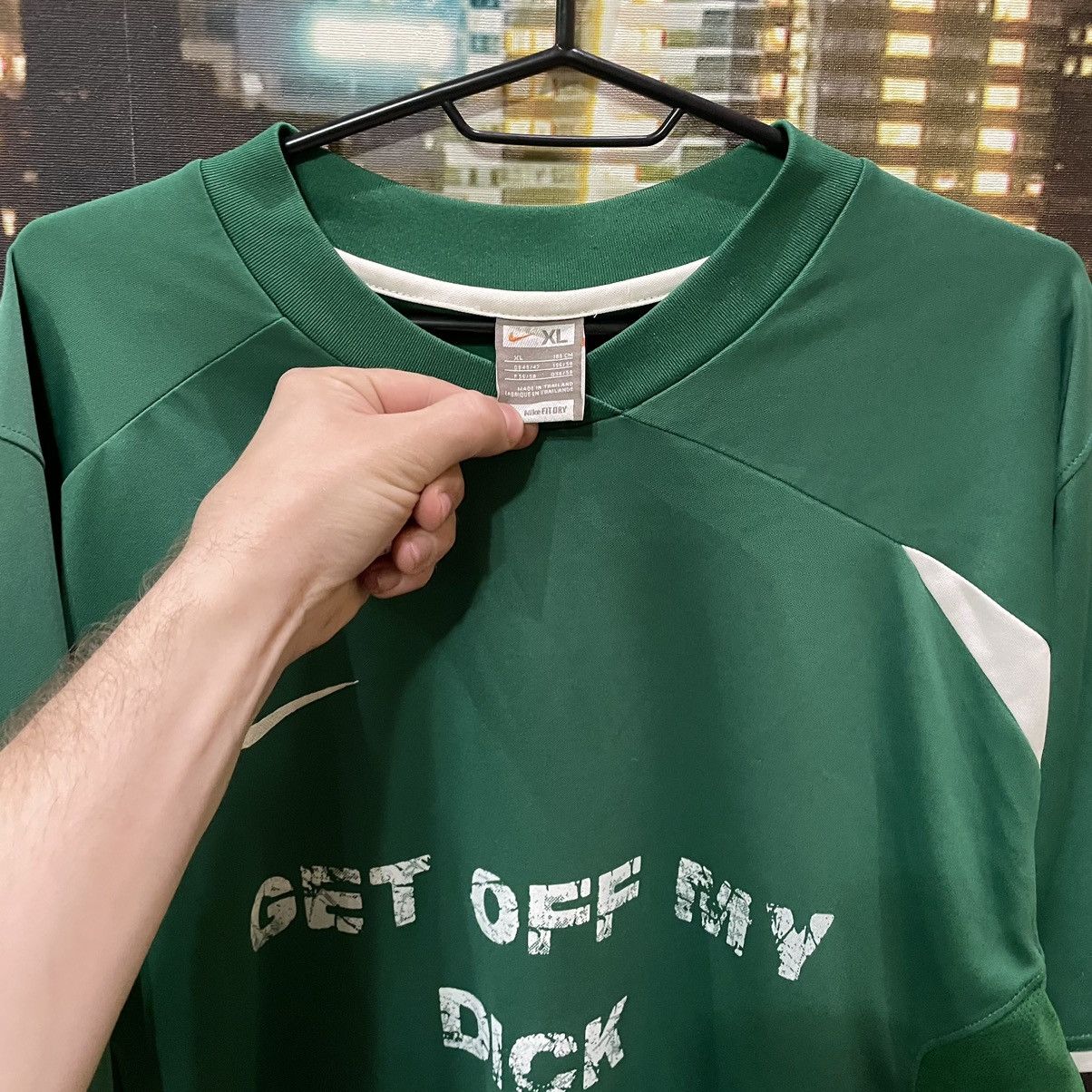 Nike NIKE T SHIRT HUMOR GET OFF MY DICK PENIS SEX PORNSTAR 90s Size US XL / EU 56 / 4 - 5 Thumbnail