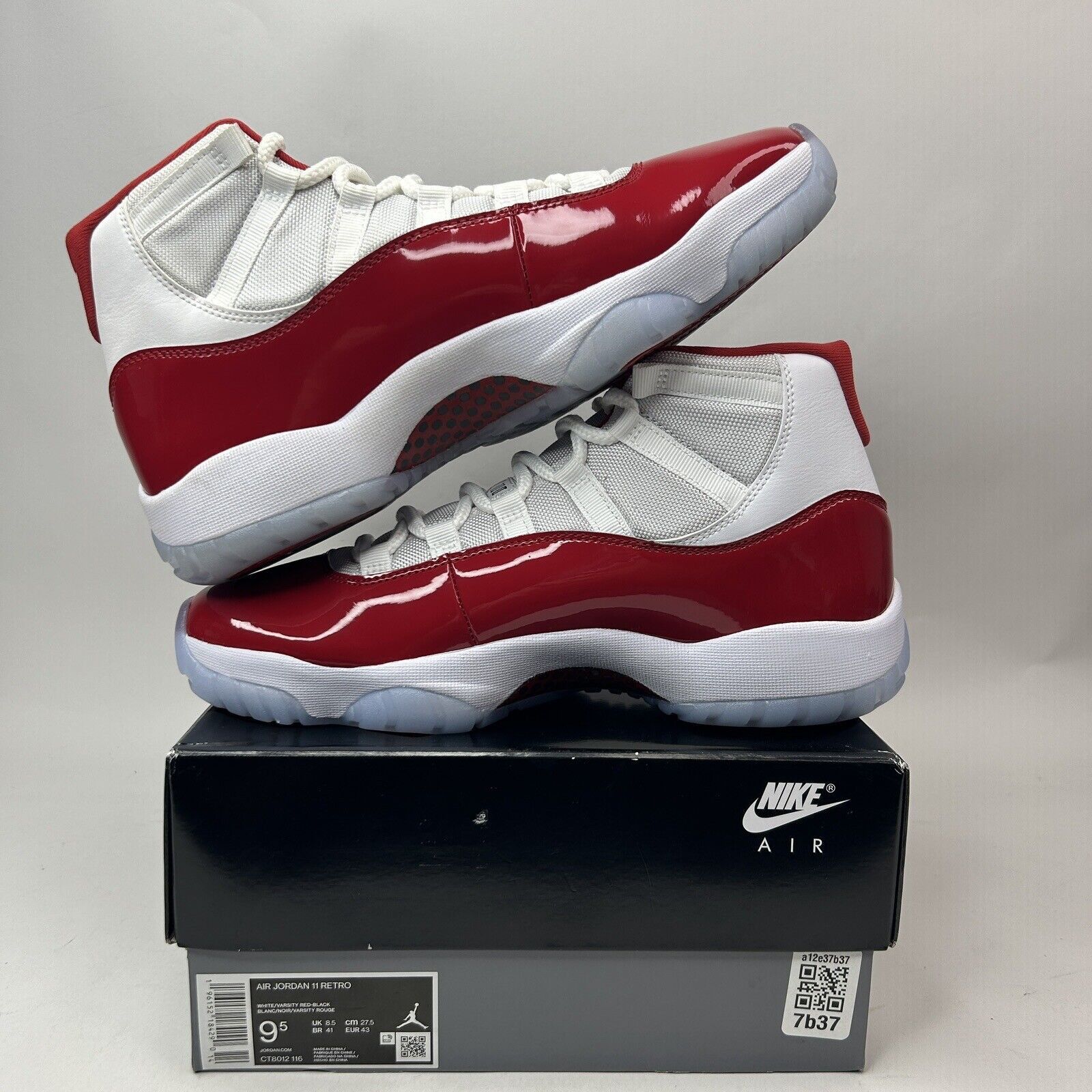 Nike Nike Air Jordan 11 Retro “Varsity Red/Cherry” 2023 Size US 9.5 / EU 42-43 - 3 Thumbnail