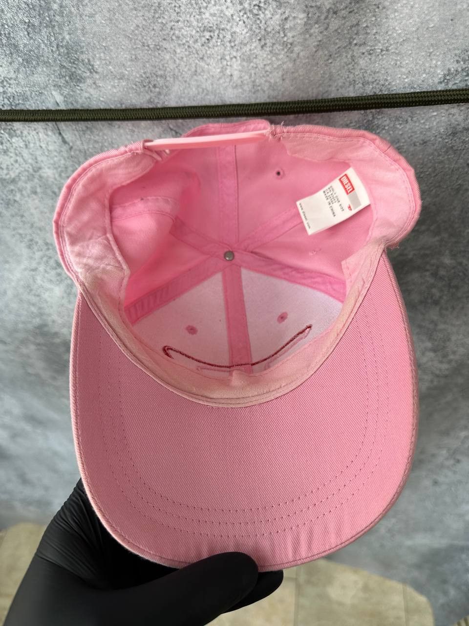Diesel × Vintage Pink Diesel Baseball Cap Red Logo Embroidered OneSize Unisex Size ONE SIZE - 6 Thumbnail