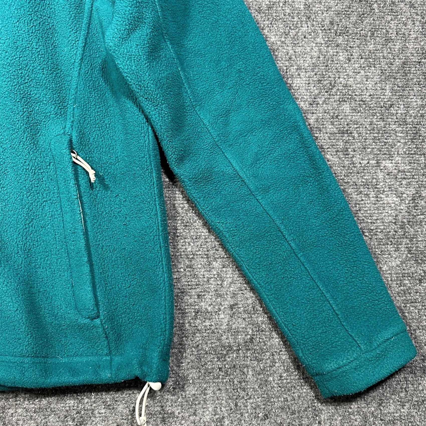 The North Face The North Face Jacket Womens Small Teal Fleece Full Zip Logo Pockets Size S / US 4 / IT 40 - 3 Thumbnail