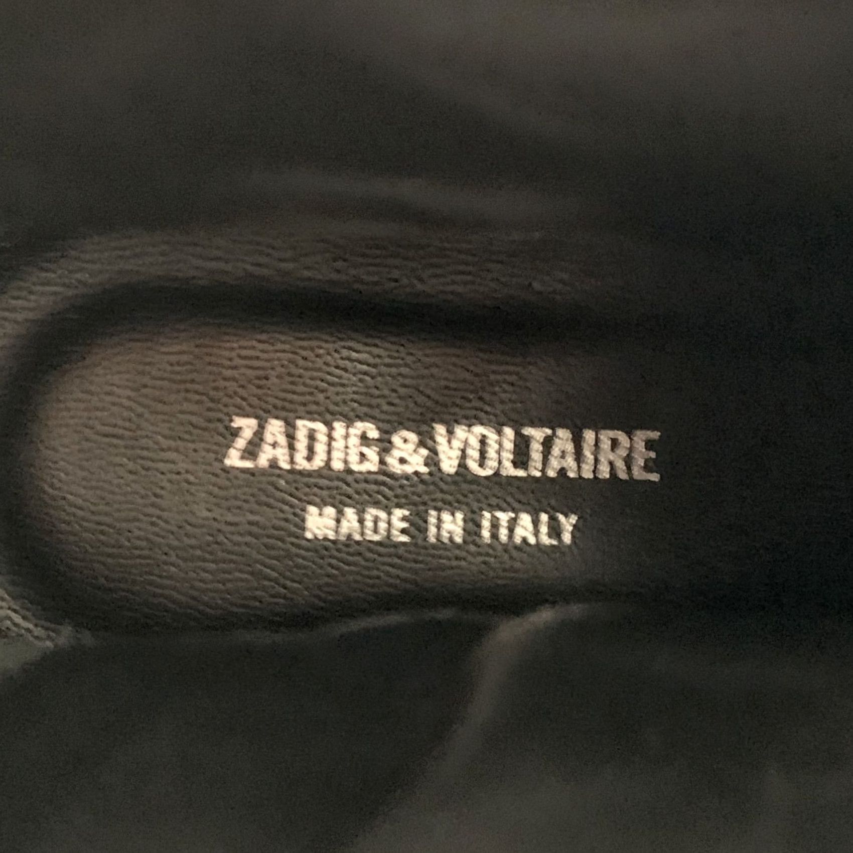Zadig & Voltaire VINTAGE ZADIG & VOLTAIRE Size 6 Black Leather Belted Back Zipper Boots Boots Women 6 Black Leather Belted Back Zipper Size US 6 / IT 36 - 7 Thumbnail