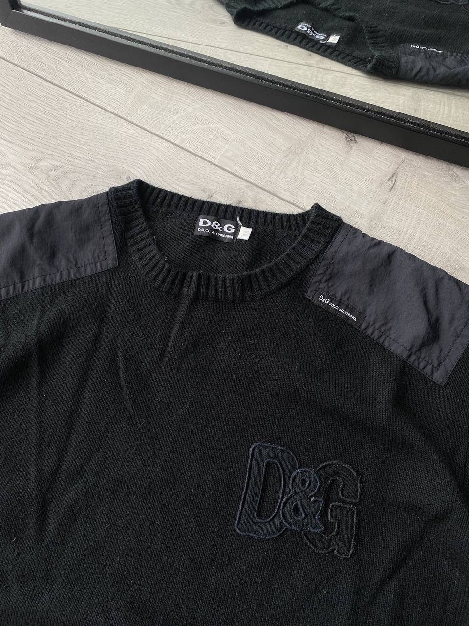 Nike × Vintage Vintage 90's Dolce&Gabbana Nylon Knit Sweater M Y2K/YKK Size US L / EU 52-54 / 3 - 5 Thumbnail