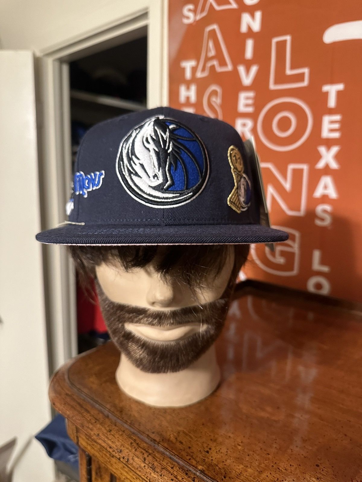 NBA × Vintage Vintage Pro standard NBA Dallas Mavericks “double front” hat Size ONE SIZE - 1 Thumbnail
