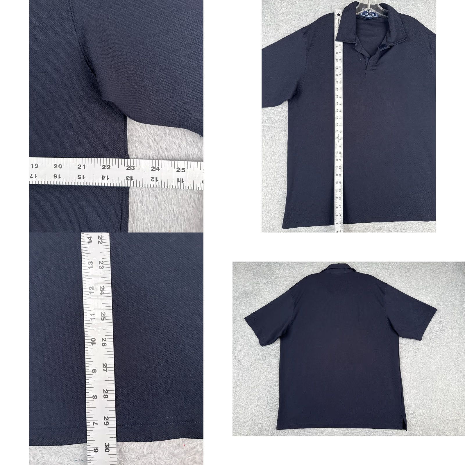 Polo Ralph Lauren VINTAGE Polo Sport Ralph Lauren Shirt Men XL Blue 100% Polyester Polo Shirt Embroidered Logo Golf Sports Decade 90s Mens Size US XL / EU 56 / 4 - 8 Thumbnail