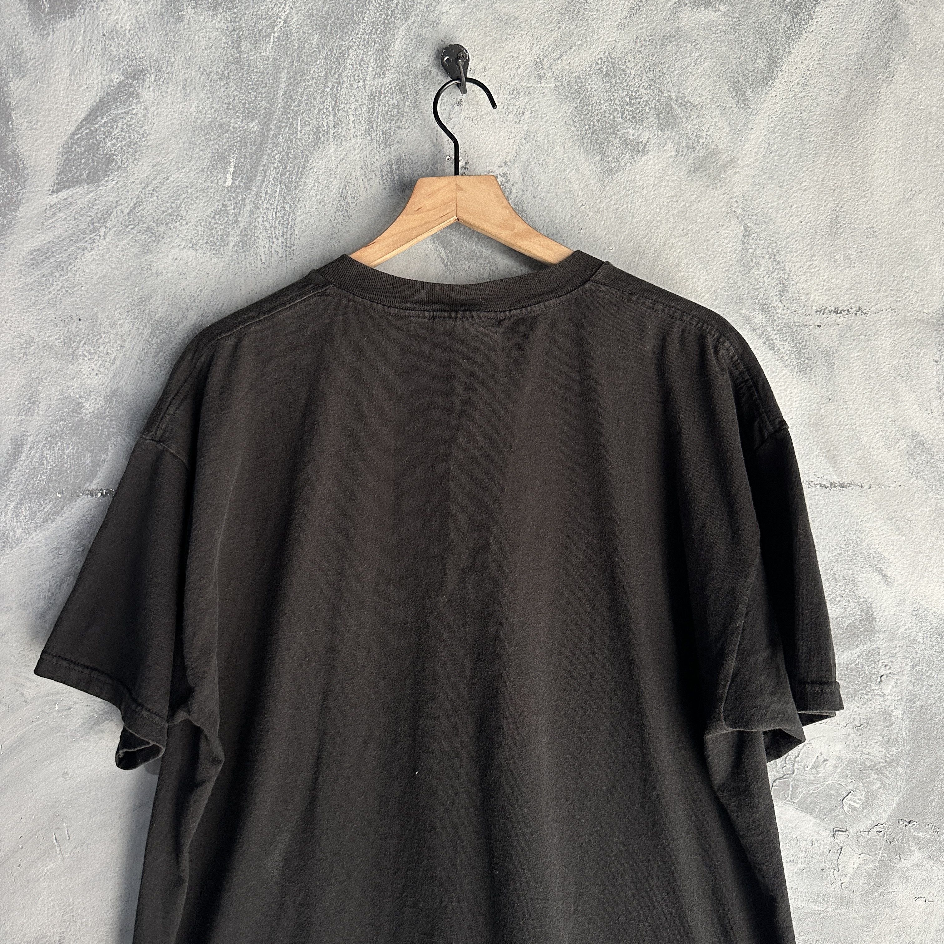 Lee Vtg Needs Supervision T Shirt Black Funny Joke Puff Print Size US XL / EU 56 / 4 - 6 Thumbnail