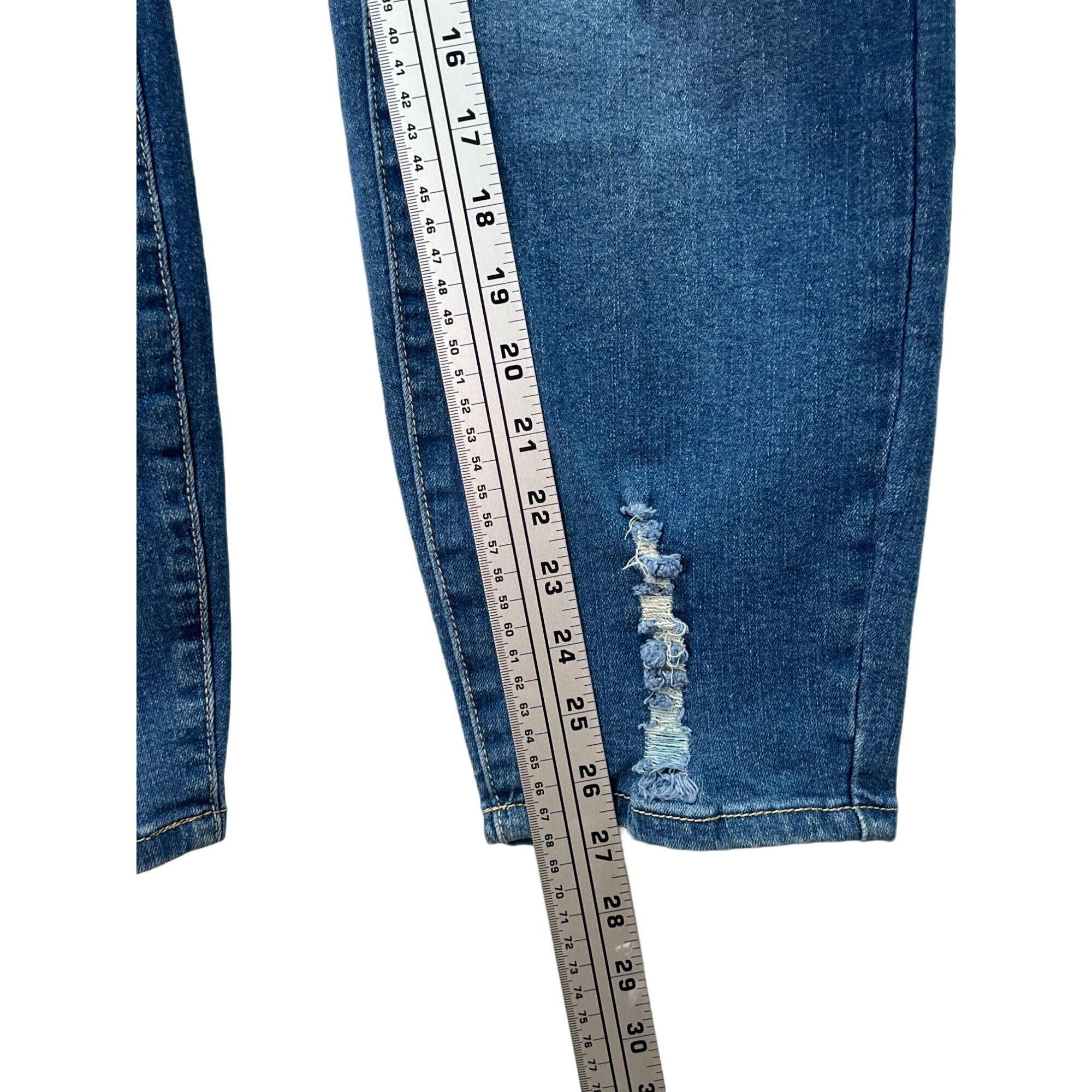 Other Rue + - Women's Ultimate Stretch High-Rise Skinny Jeans Dist Size 40" / US 18 - 6 Thumbnail