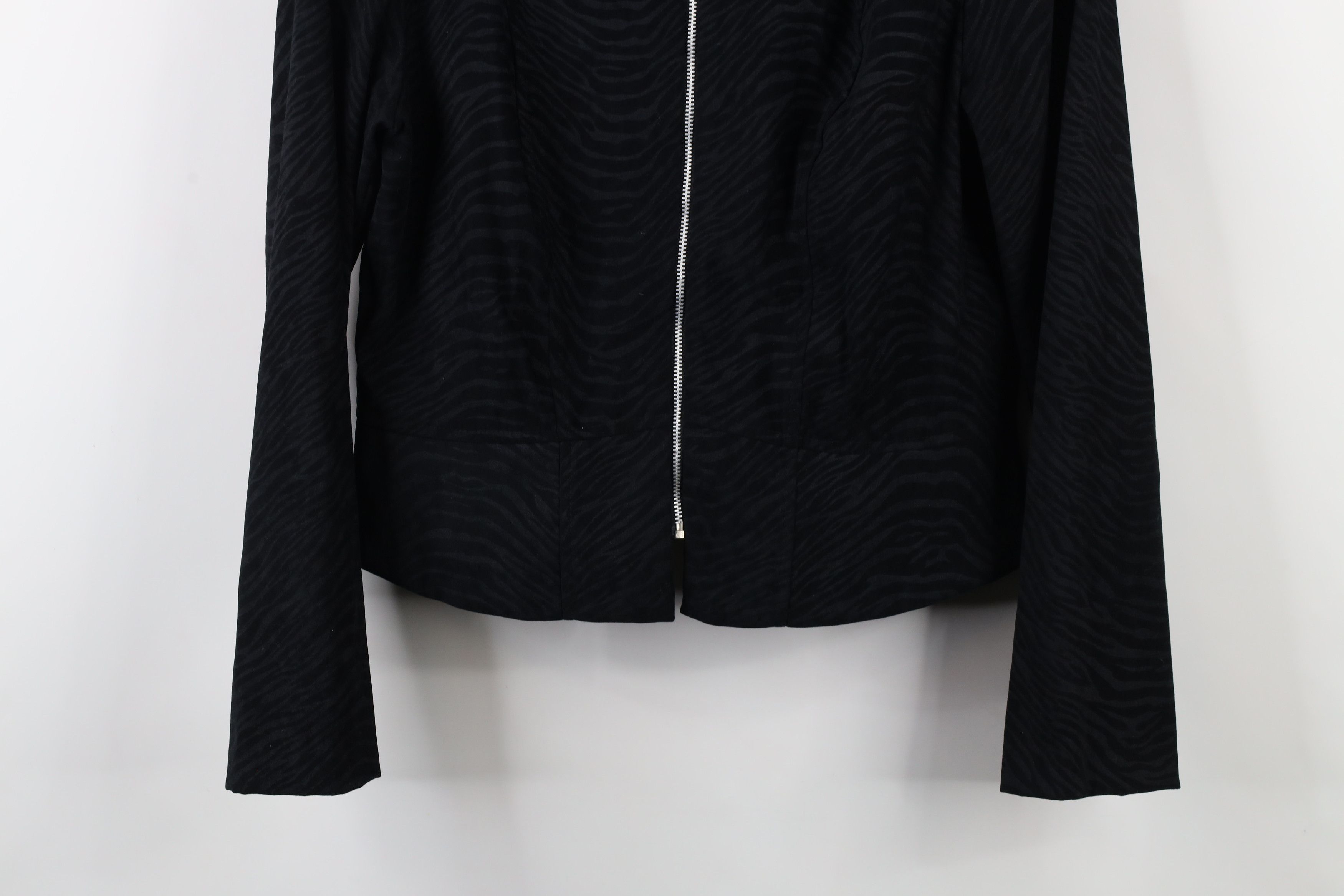 Vintage Vintage 90s Streetwear Zebra Striped Full Zip Jacket USA Size XL / US 12-14 / IT 48-50 - 3 Thumbnail