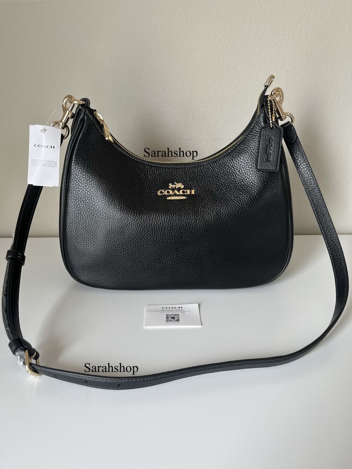 Coach Coach Teri Hobo Bag In Refined Pebble Leather Size ONE SIZE - 2 Thumbnail