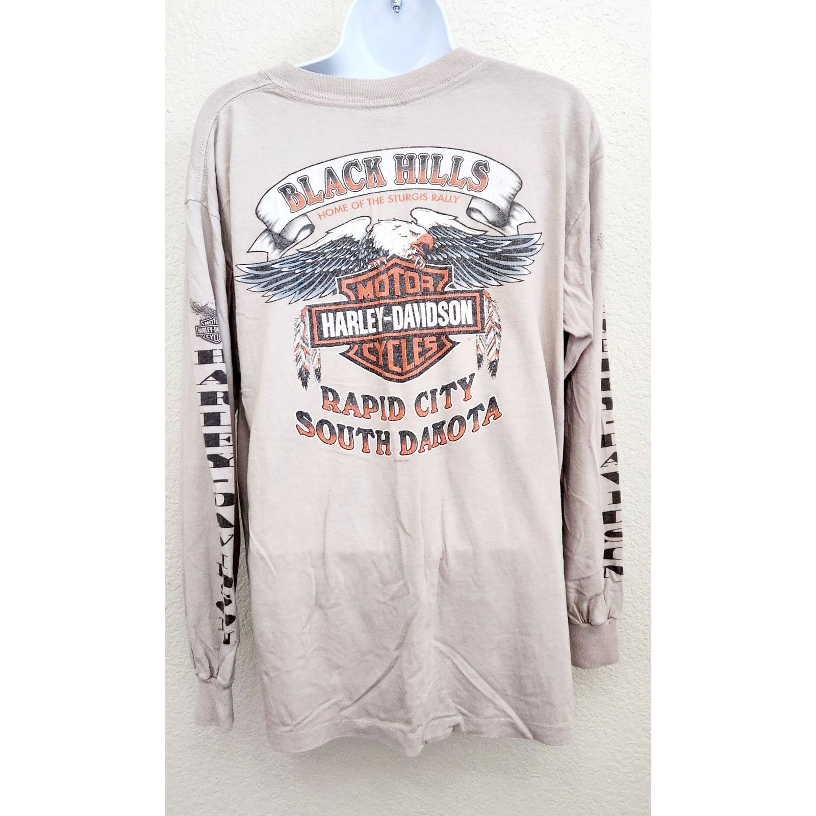 Other Harley-Davidson Tan Beige Rapid City South Dakota T Shirt M Size US M / EU 48-50 / 2 - 4 Thumbnail