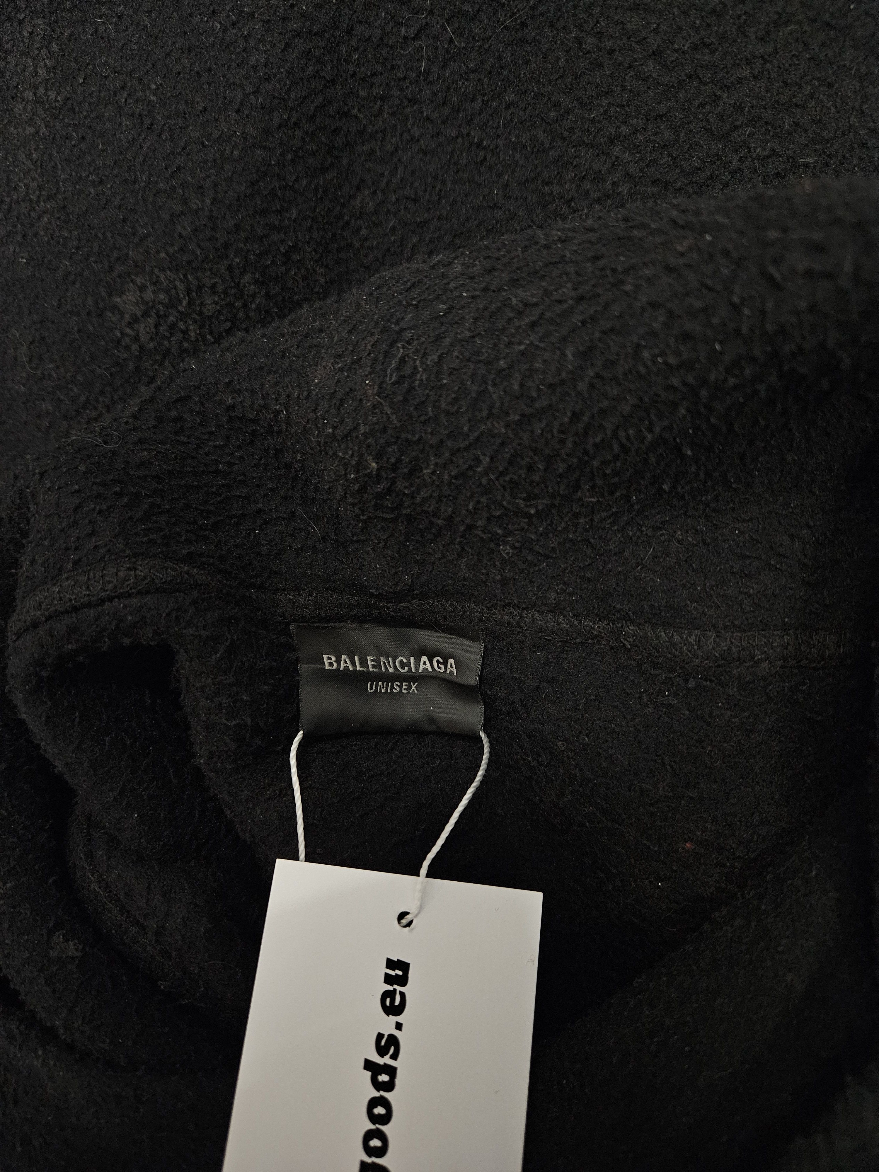 Balenciaga Balenciaga distressed fleece paris moon hoodie Size US M / EU 48-50 / 2 - 14 Thumbnail