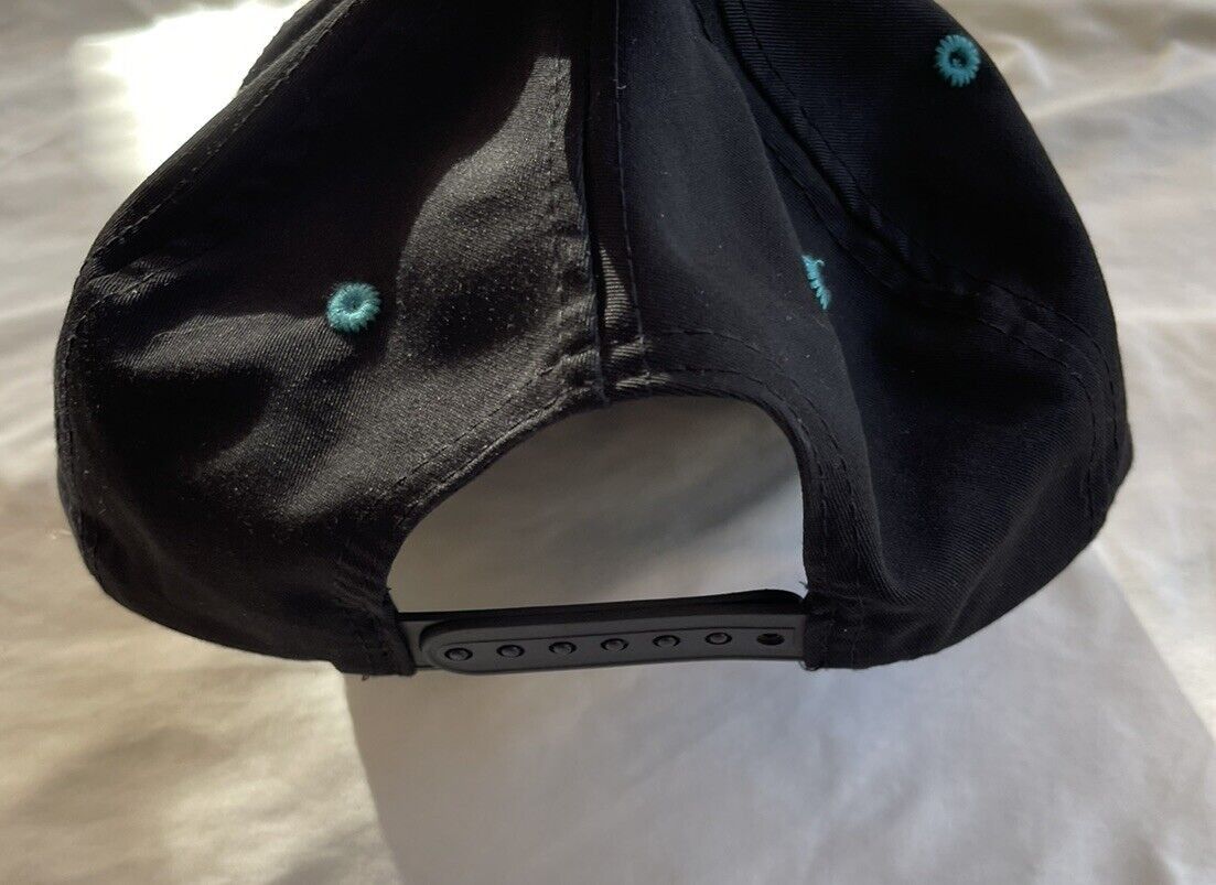 Fruition × Vintage Vintage Caesar’s Casino Las Vegas Hat Black Turquoise 90’s Size ONE SIZE - 5 Thumbnail