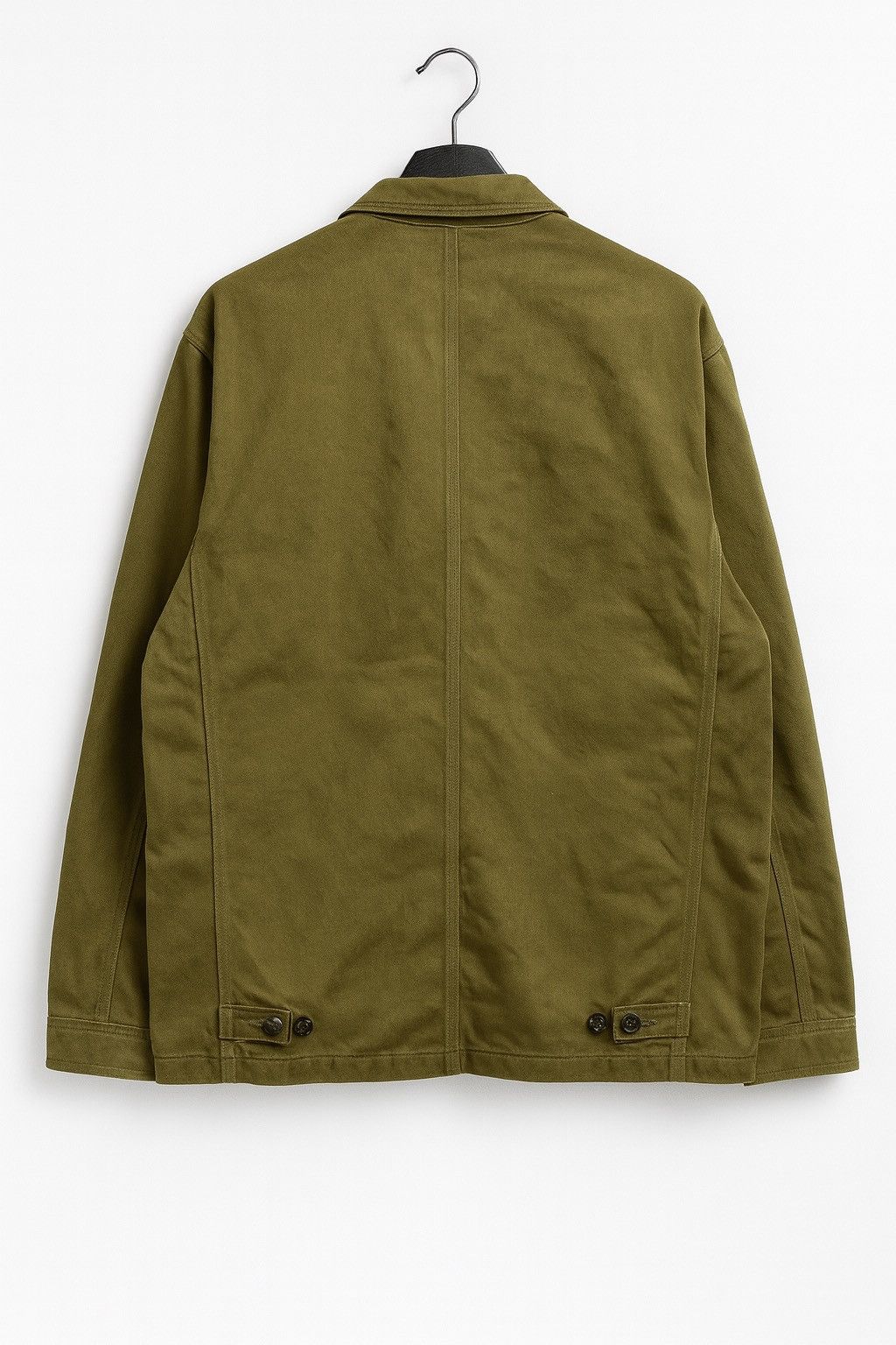 Vintage Off Road Khaki Canvas Work Jacket Utility Chore Coat Size US M / EU 48-50 / 2 - 2 Thumbnail