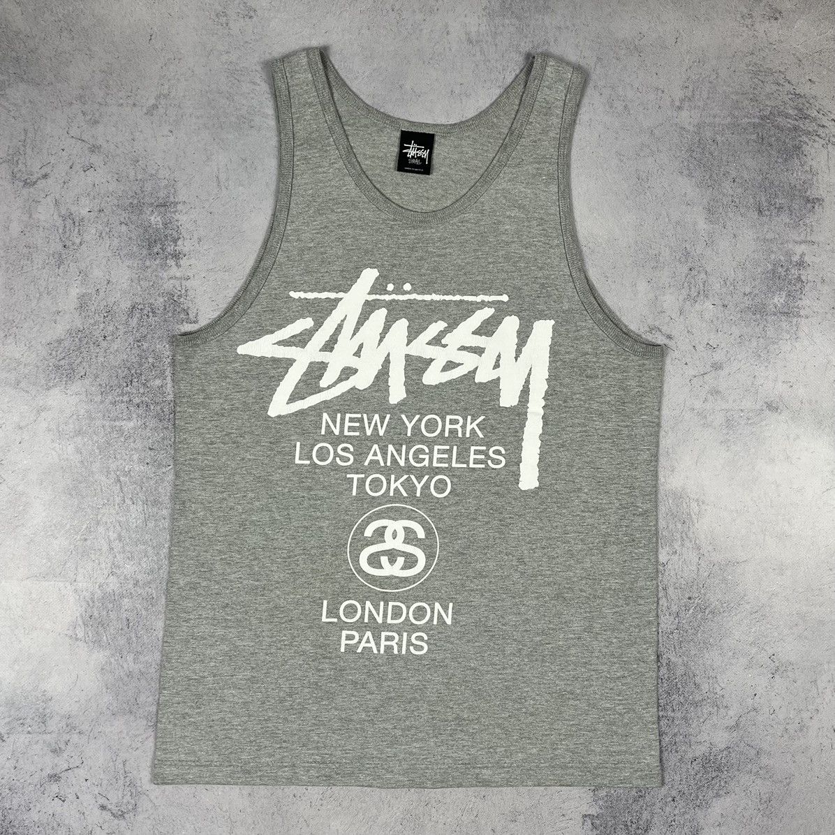Stussy Vintage Stussy big logo y2k graffiti tank top 00’s Size US S / EU 44-46 / 1 - 2 Thumbnail