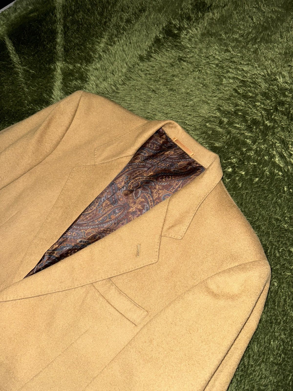 Japanese Brand [L] Japanese Pure Cashmere Paisley Lining Blazer Jacket Size US L / EU 52-54 / 3 - 2 Thumbnail