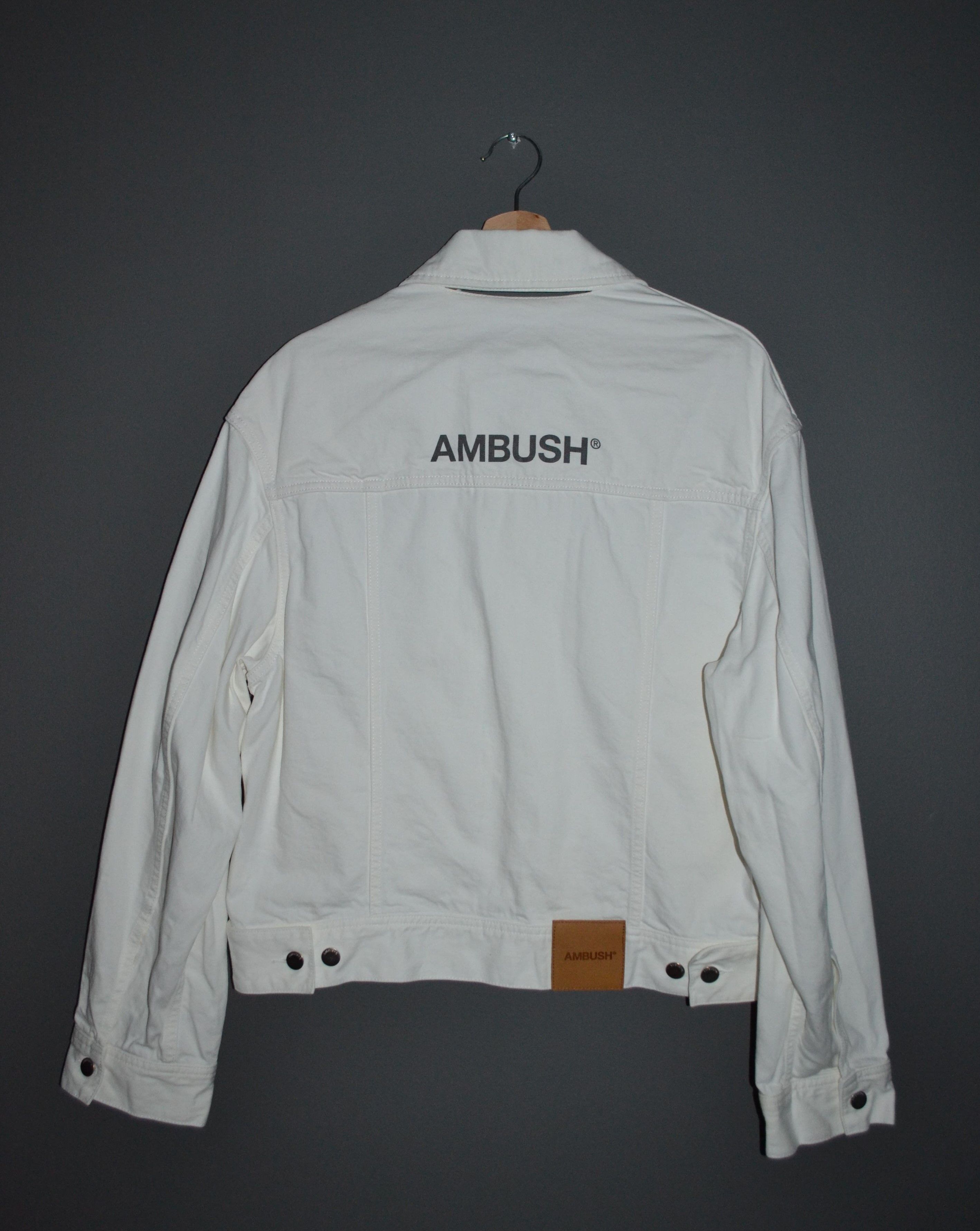Ambush Design Ambush White Denim Logo-Stamped Type 2 Jacket "UNTITLED" Size M / US 6-8 / IT 42-44 - 5 Thumbnail