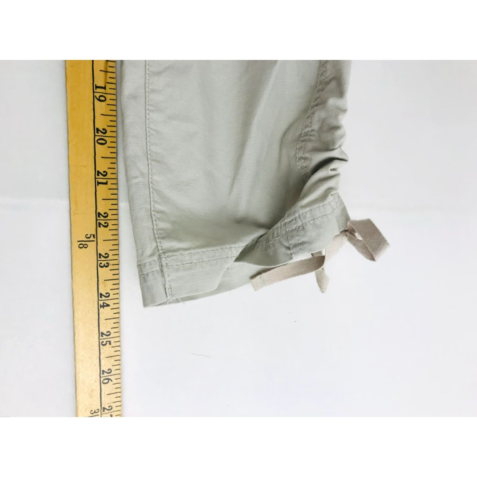 Eddie Bauer Eddie Bauer Pants Women's Size 10 Capri Hiking Outdoor Tan Brown Cotton Spandex Straight Front Capri Style 10 Womens Size 32" / US 10 / IT 46 - 3 Thumbnail