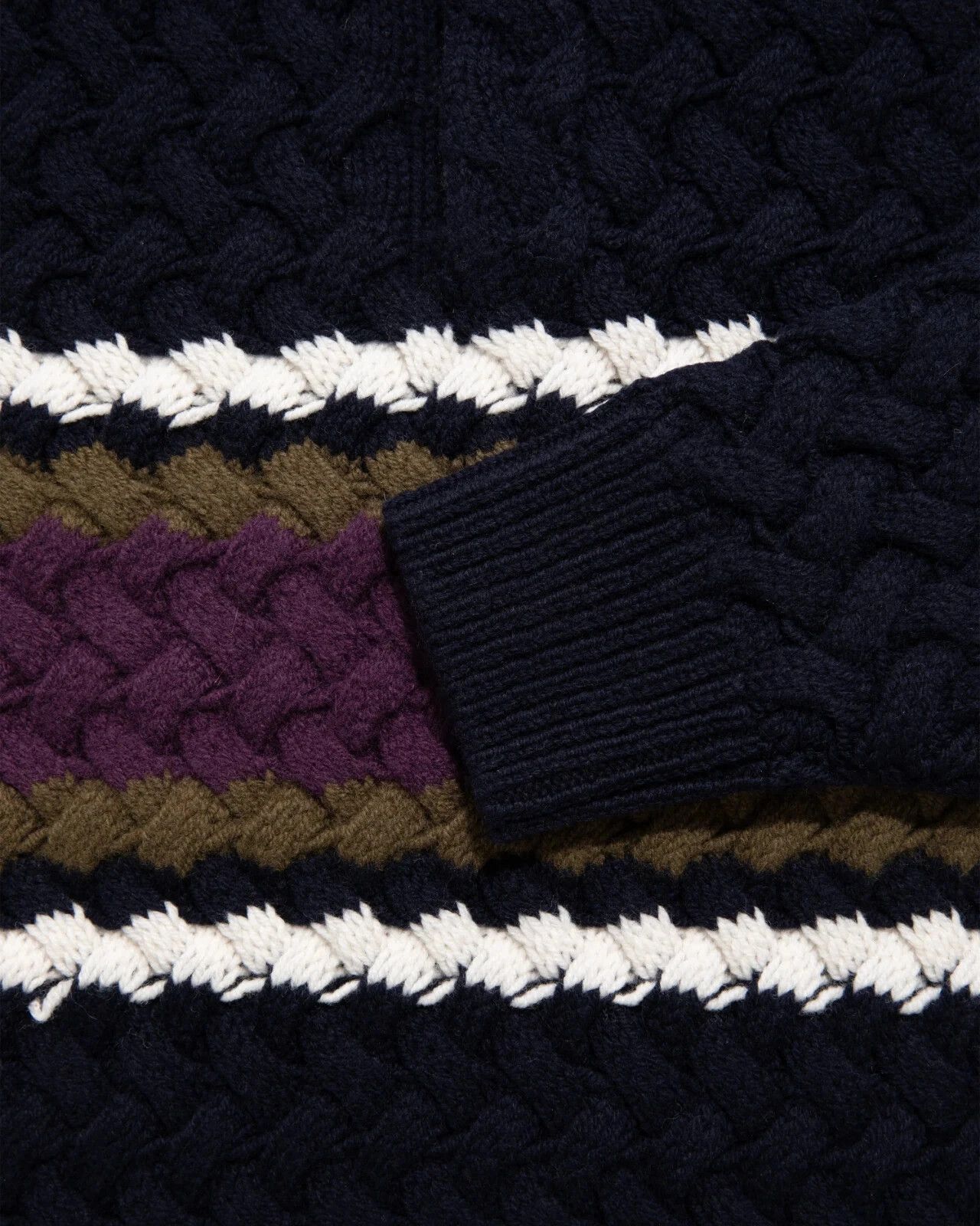 Aime Leon Dore Aime Leon Dore Basketweave Knit Rugby size MEDIUM Size US M / EU 48-50 / 2 - 11 Thumbnail