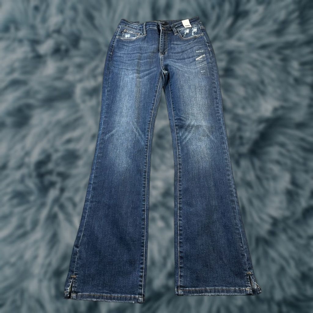 Judy Blue Jeans Womens 7 28x32 Blue Denim Slim Bootcut