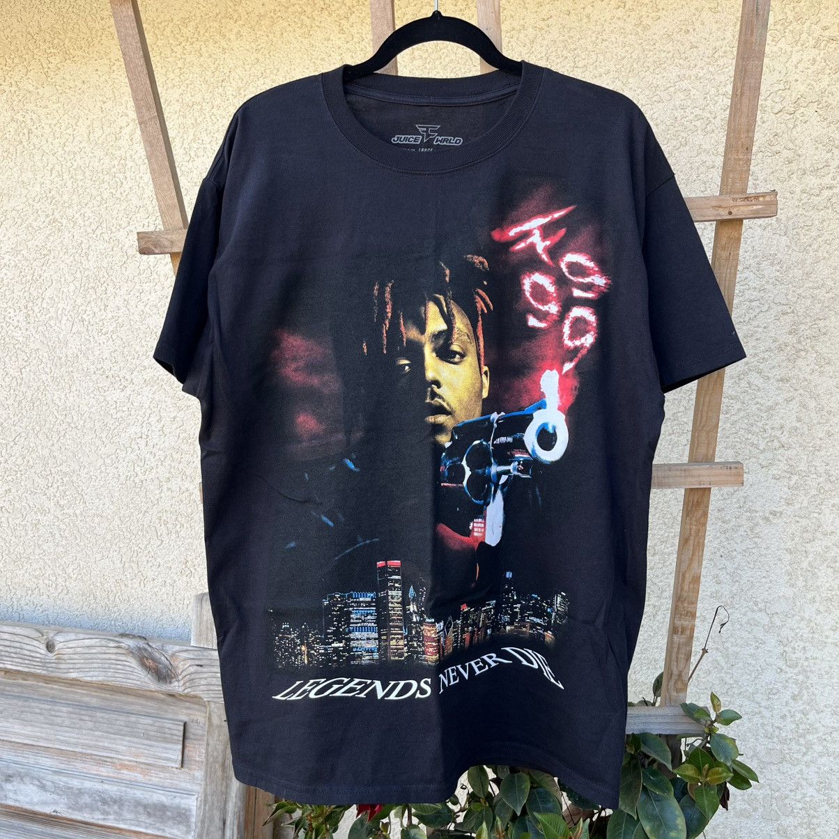 999 Club × FaZe Juice Wrld X Faze Clan Guardian Smoking Gun Tee Size US L / EU 52-54 / 3 - 1 Thumbnail