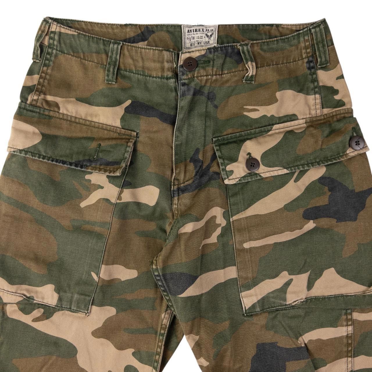 Avirex Vintage AVIREX Camo Cargo Pocket Trousers Size W31 Size US 30 / EU 46 - 4 Thumbnail