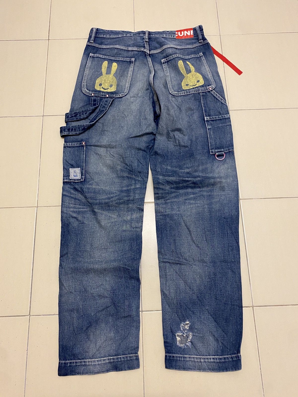 Japanese Brand CUNE Japan Double Knee Carpenter Jeans Size US 31 - 7 Thumbnail