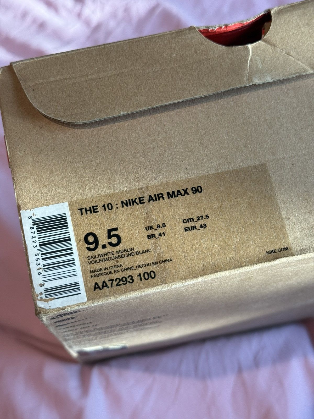 Nike × Off-White Off-White x Nike “The Ten” Air Max 90 Size US 9.5 / EU 42-43 - 10 Thumbnail