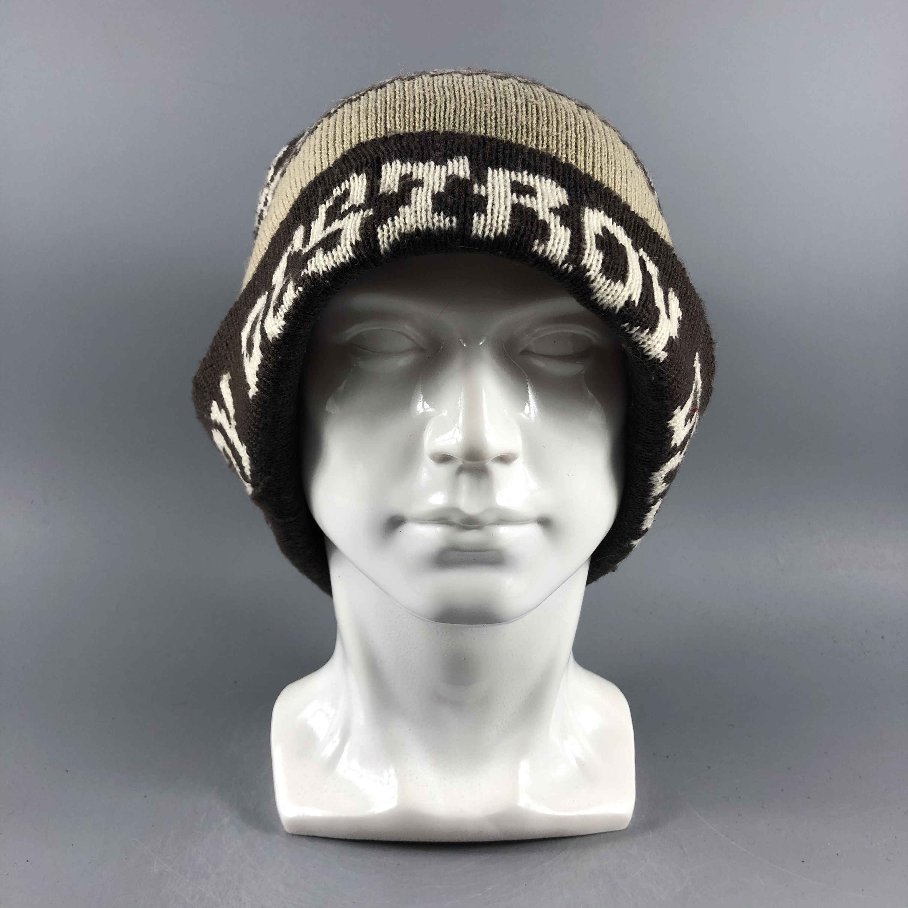 Japanese Brand × Vintage Skull Destroy Beanie Snow Hat Snow Cap -D052 Size ONE SIZE - 2 Thumbnail