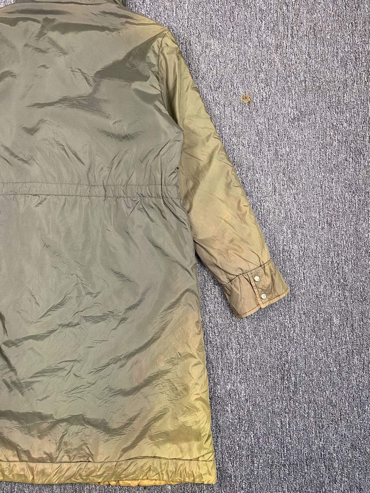 Trussardi × Vintage Trussardi Olive green sunfaded Parka Size S / US 4 / IT 40 - 12 Thumbnail