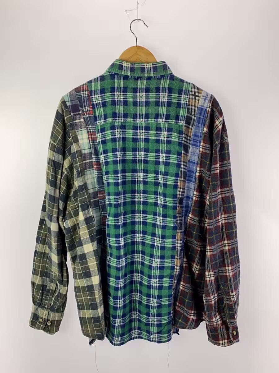 Needles Reconstructed Rebuild Flannel Button Shirt Size US L / EU 52-54 / 3 - 2 Thumbnail