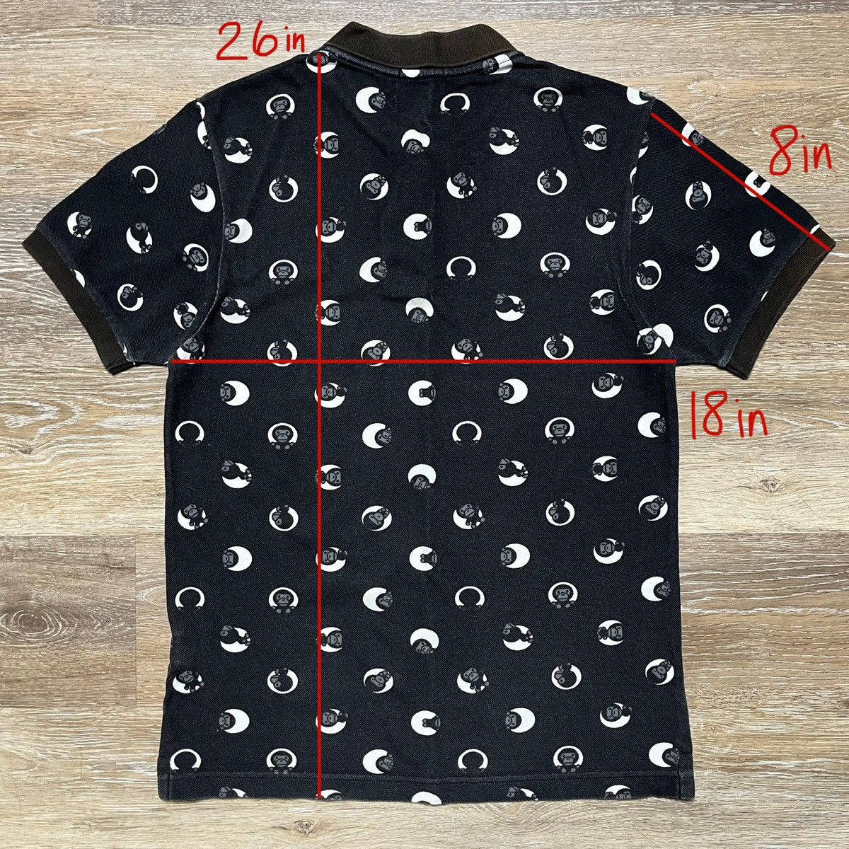 Bape nigo era baby milo all over polo Size US S / EU 44-46 / 1 - 2 Thumbnail