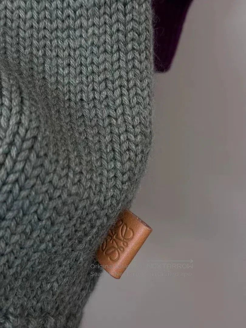 Loewe loewe color-block wool long sweater dress. Size US XS / EU 42 / 0 - 2 Thumbnail