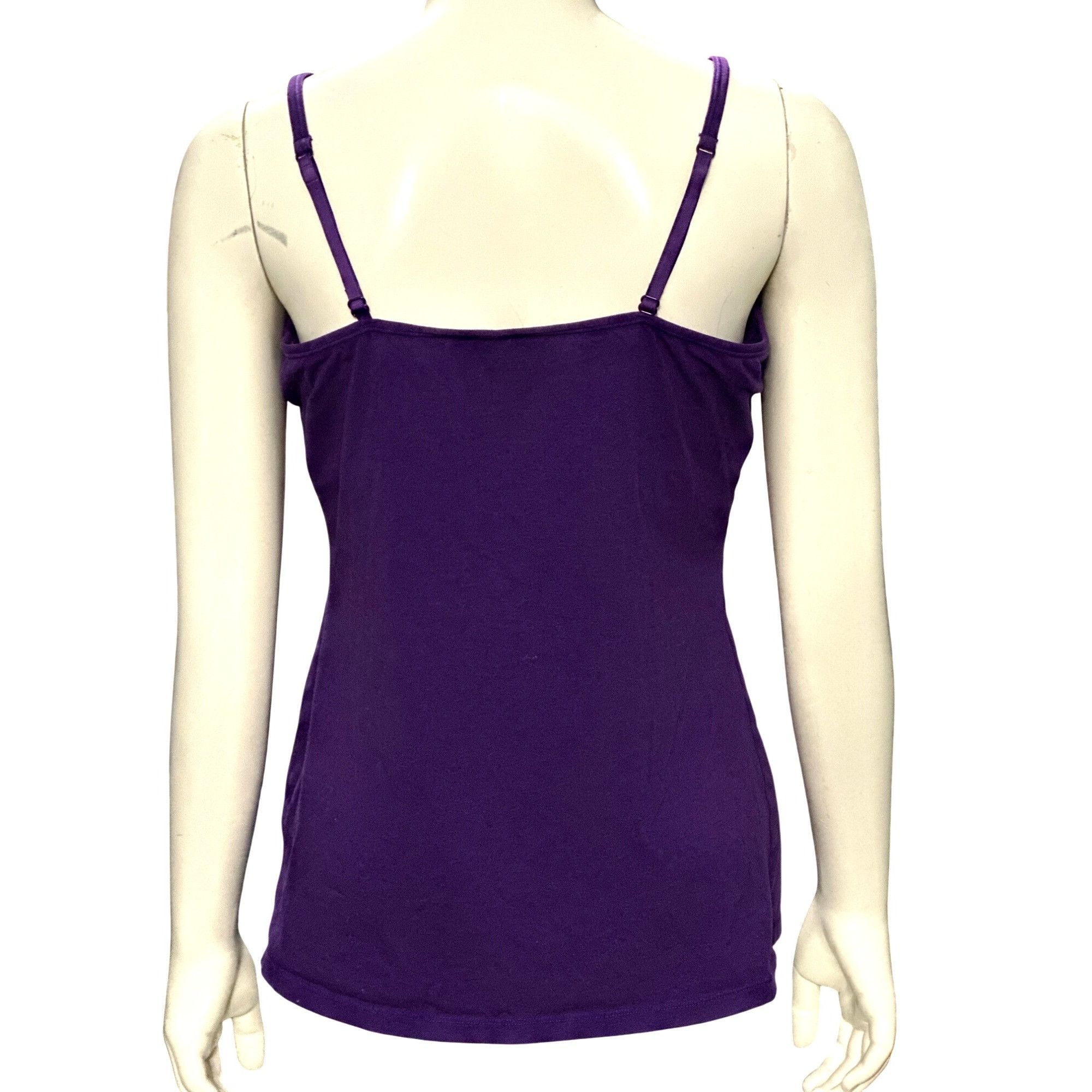 Other CCC Purple Adjustable Strap Camisole Built in Bra Size Mediu Size M / US 6-8 / IT 42-44 - 3 Thumbnail