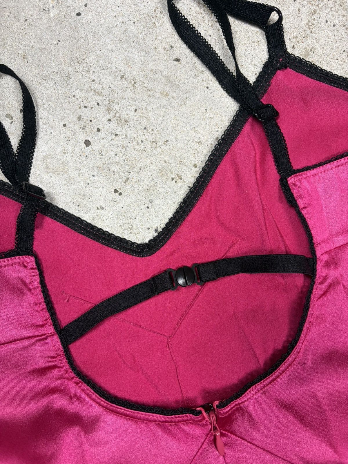 Dolce & Gabbana Vintage Y2K Dolce & Gabbana Fuchsia Cami Top Bustier Corset Size M / US 6-8 / IT 42-44 - 12 Thumbnail