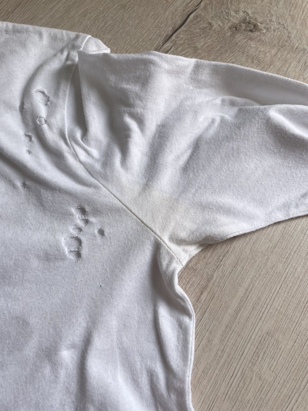 Designer × Kendall And Kylie Kendall + Kyle Distressed White Long-sleeve Size S / US 4 / IT 40 - 12 Thumbnail