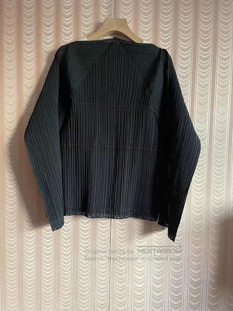 Issey Miyake Issey Miyake Rare Paper-cut Hollow Out 3D Pleated Midi Ski Size 25" / US 0 / IT 36 - 3 Thumbnail