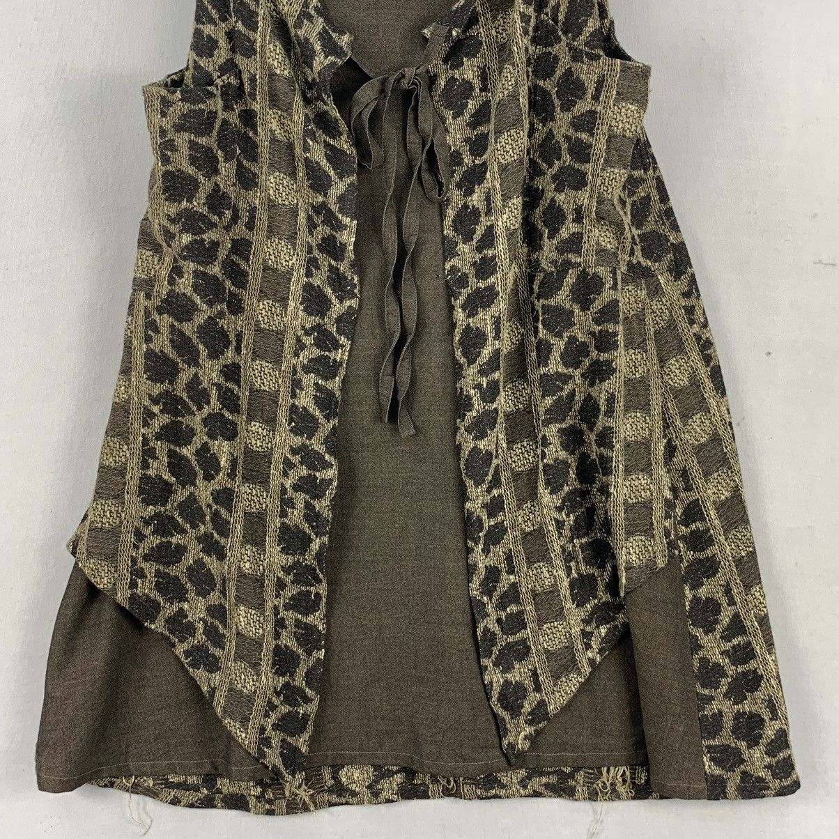 Very Rare Italian Mode Snake Skin Layer Overlay Punk Skirt