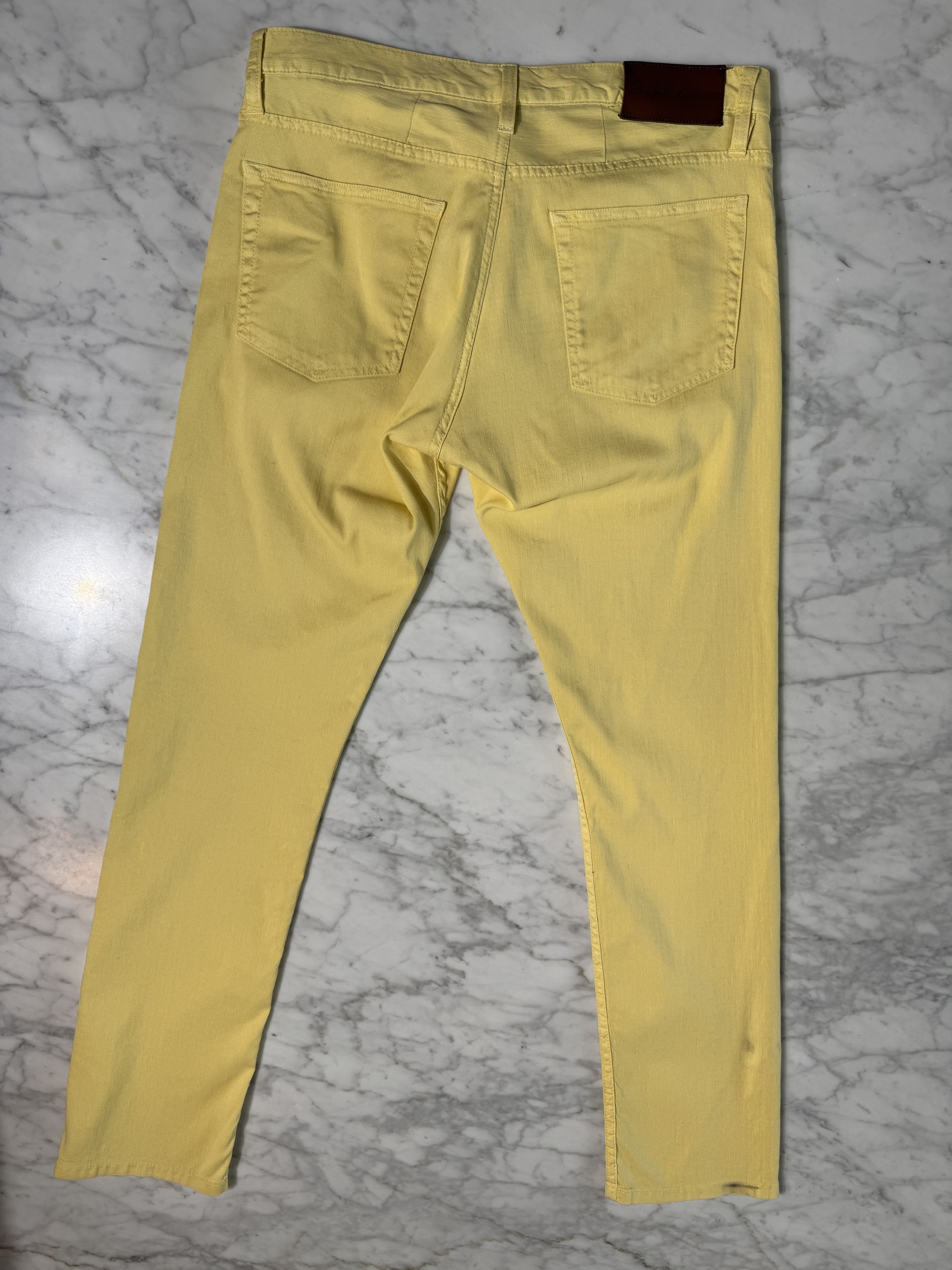 Ralph Lauren Purple Label Slim Fit Linen-Cotton Stretch Jean Size US 32 / EU 48 - 6 Thumbnail